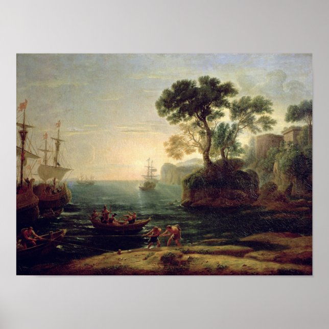 Arrival of Aeneas in Italy, the Dawn of the Poster (Front)