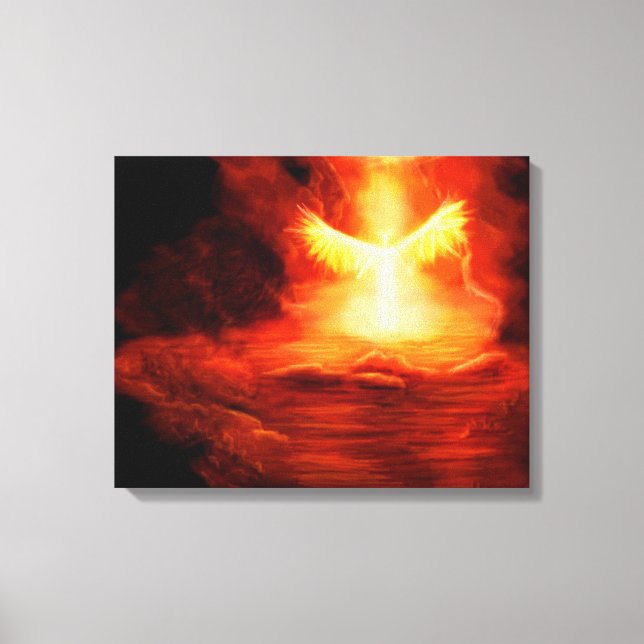 Arrival of an Angel Canvas Print (Front)