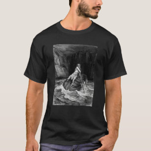 Arrival of Charon by Gustave Dore T-Shirt
