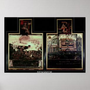 Arrival of Queen Elizabeth I at Tilbury Poster