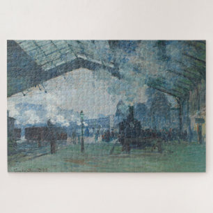 Arrival of the Normandy Train, Gare Saint-Lazare Jigsaw Puzzle