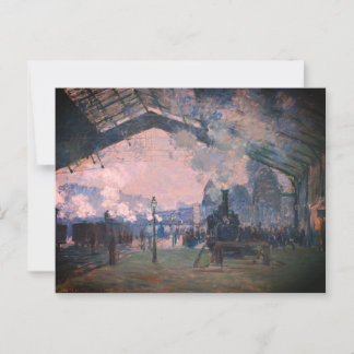 Arrival of the Normandy Train, Gare Saint-Lazare:  Postcard