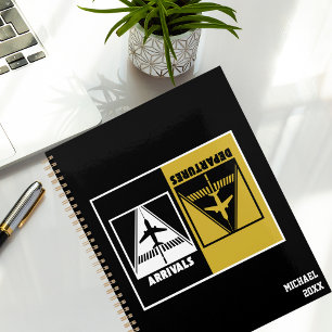 Arrivals Departures,Aviation,Housewarming Simple Planner