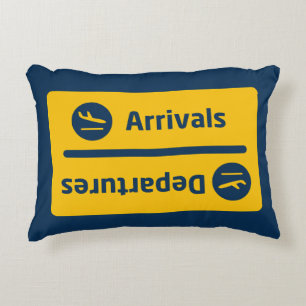 Arrivals/Departures Decorative Cushion