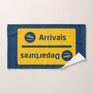 Arrivals/Departures Hand Towel