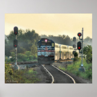 Arriving at Manassas Poster