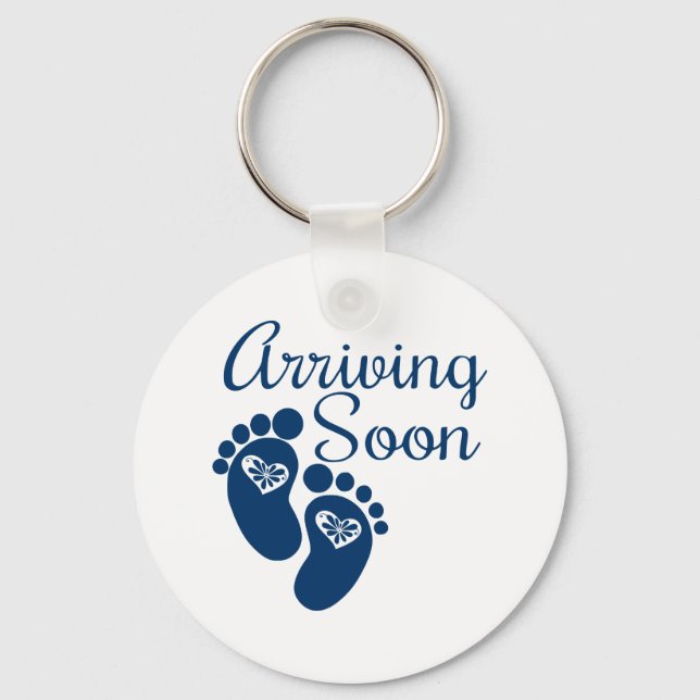 Arriving Soon Key Ring (Front)