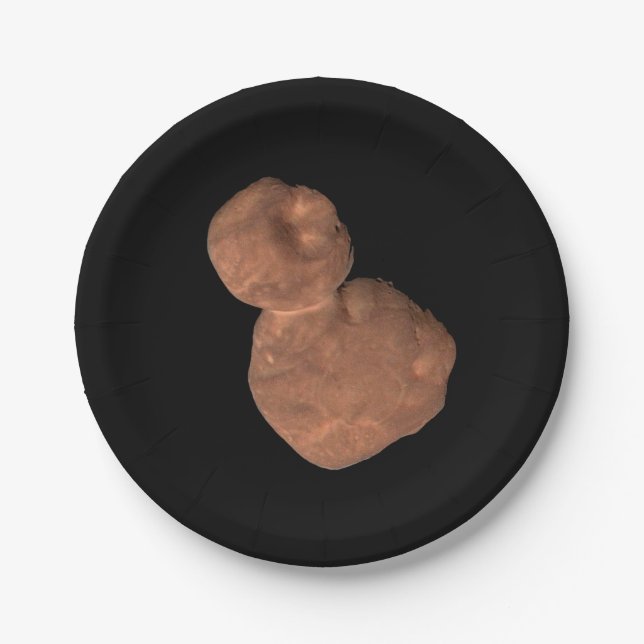 Arrokoth Kuiper Belt Object Paper Plate (Front)