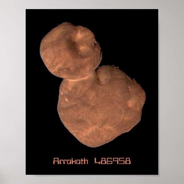 Arrokoth Kuiper Belt Object Poster (Front)