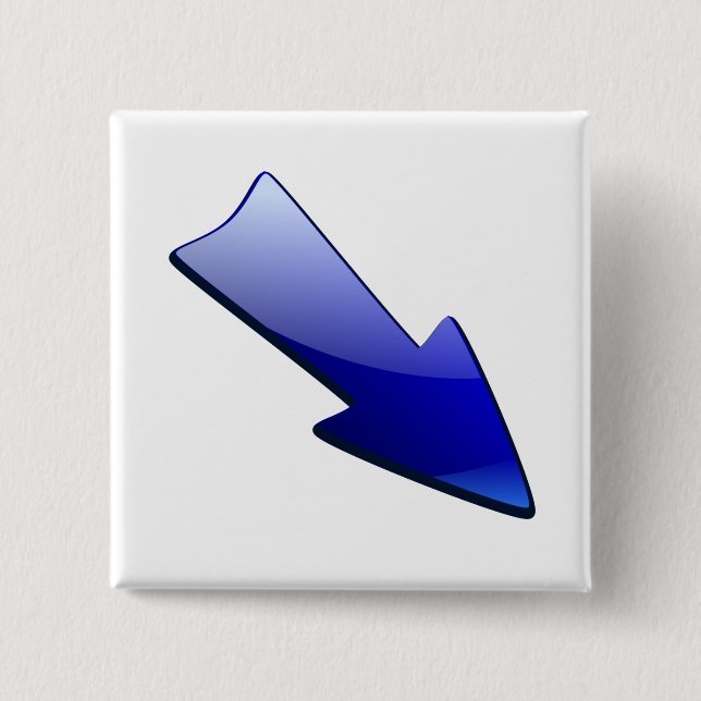 Arrow 15 Cm Square Badge (Front)