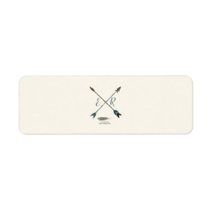 Arrow and Antler Rustic Chic Cream & Blue