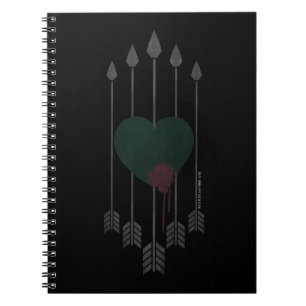 Arrow Arrows Shot Through Heart Notebook