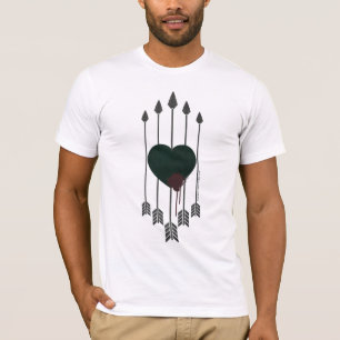 Arrow Arrows Shot Through Heart T-Shirt
