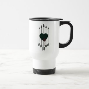 Arrow   Arrows Shot Through Heart Travel Mug