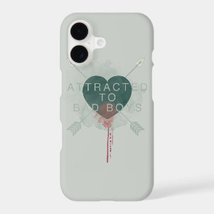 Arrow "Attracted To Bad Boys" Pierced Heart