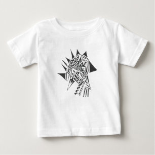 Arrow Black White Abstract Tribal Tattoo Art Baby T-Shirt