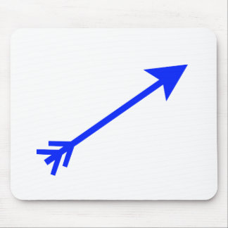 Arrow Blue 35deg The MUSEUM Zazzle Gifts Mouse Mat