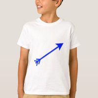 Arrow Blue 35deg The MUSEUM Zazzle Gifts