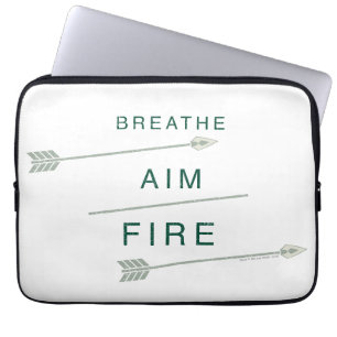 Arrow Breathe Aim Fire Laptop Sleeve