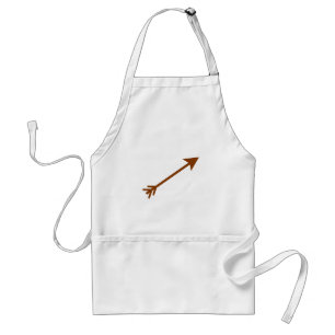 Arrow Brown 35deg The MUSEUM Zazzle Gifts Standard Apron