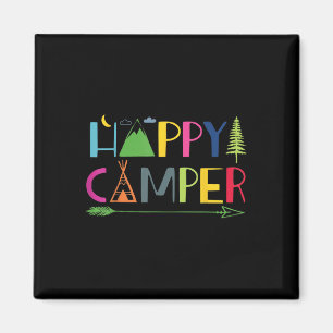 Arrow Camper Happy Summer Camp Camping Gift Men Wo Magnet