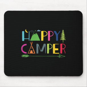 Arrow Camper Happy Summer Camp Camping Gift Men Wo Mouse Mat