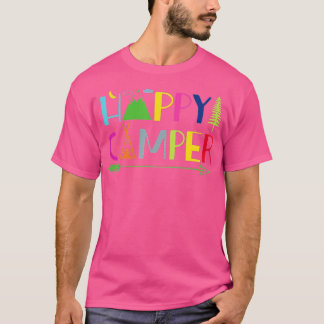 Arrow Camper Happy Summer Camp Camping Gift Men Wo T-Shirt