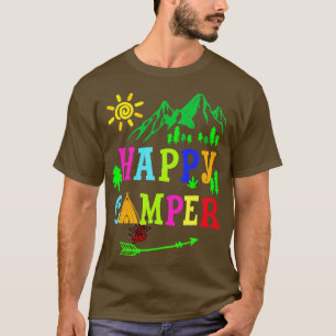 Arrow Camper Happy Summer Camp Camping Men Women K T-Shirt