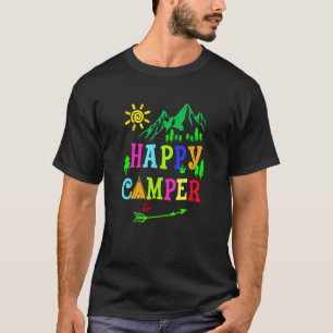 Arrow Camper Happy Summer Camp Camping Men Women K T-Shirt