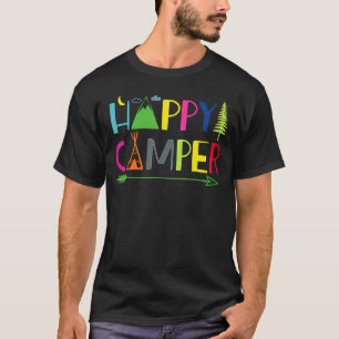 Arrow Camper Happy Summer Camp Camping Men Women T-Shirt