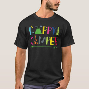 Arrow Camper Happy Summer Camp Camping Men Women T-Shirt