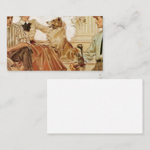 Arrow Collar advertisement, 1910 by Leyendecker Business Card