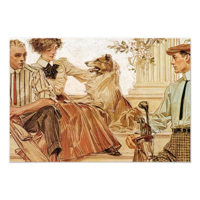 Arrow Collar advertisement, 1910 by Leyendecker Photo Print (Front)