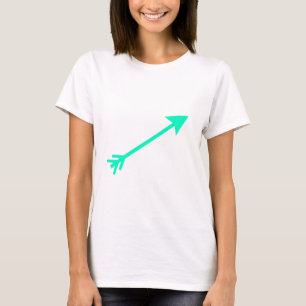Arrow Cyan 35deg The MUSEUM Zazzle Gifts T-Shirt