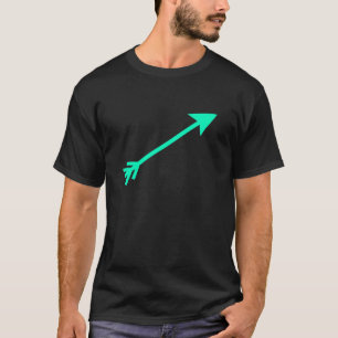 Arrow Cyan 35deg The MUSEUM Zazzle Gifts T-Shirt