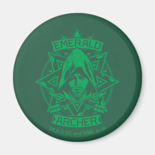 Arrow Emerald Archer Graphic Magnet