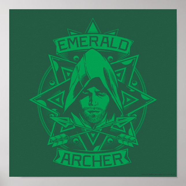 Arrow | Emerald Archer Graphic Poster (Front)