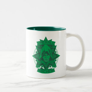 Arrow   Emerald Archer Graphic Two-Tone Coffee Mug