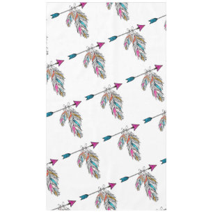 arrow & feathers tablecloth