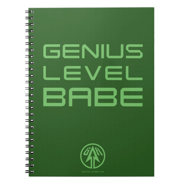 Arrow | Genius Level Babe Notebook (Front)