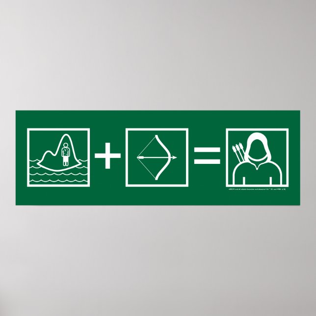 Arrow | Green Arrow Equation Poster (Front)