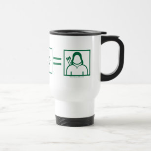 Arrow   Green Arrow Equation Travel Mug