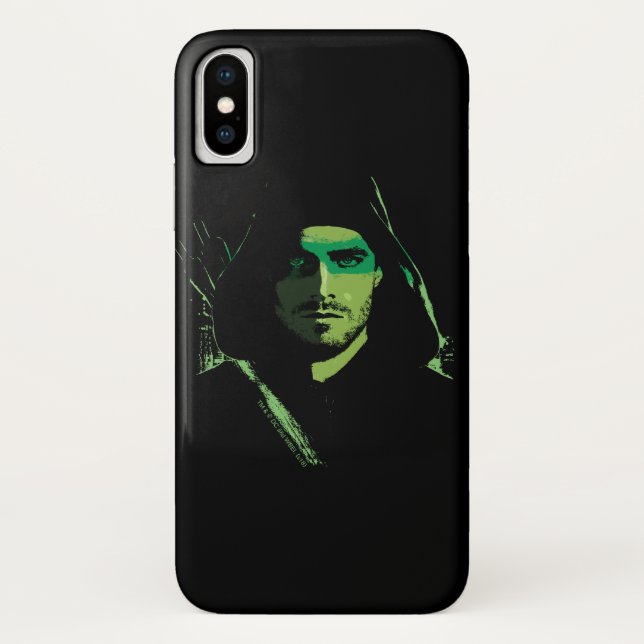 Arrow | Green Arrow Green Stylised Cutout Case-Mate iPhone Case (Back)