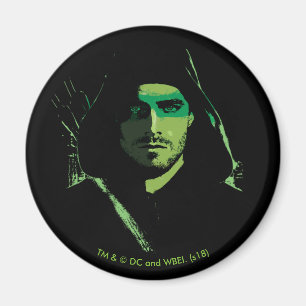 Arrow Green Arrow Green Stylized Cutout Magnet