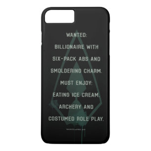 Arrow   Green Arrow Parody Wanted Post iPhone 8 Plus/7 Plus Case