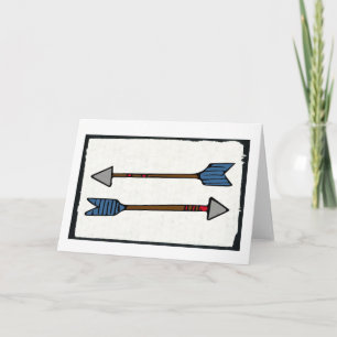 Arrow Greeting Card - Blank Inside
