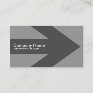 Arrow - Grey Business Card
