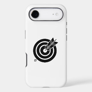 Arrow hit a round target iPhone 15 Pro Cases