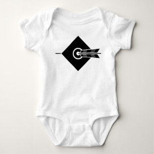 Arrow hit target baby bodysuit