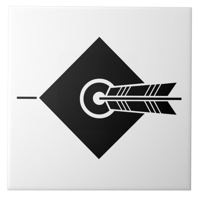 Arrow hit target Decorative Tiles (Front)